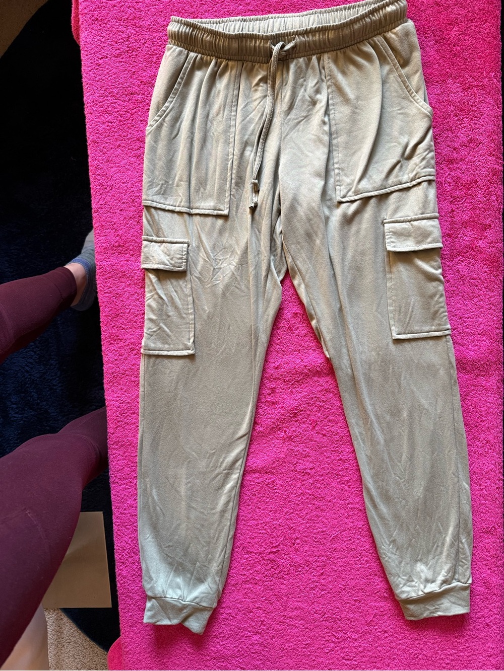 no comment NY•LA Olive Green Lounge Pants